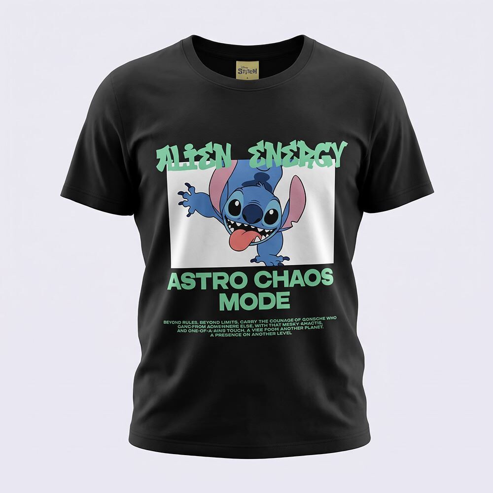 Camiseta Infantil Menino Stitch 4 a 10 Anos Disney