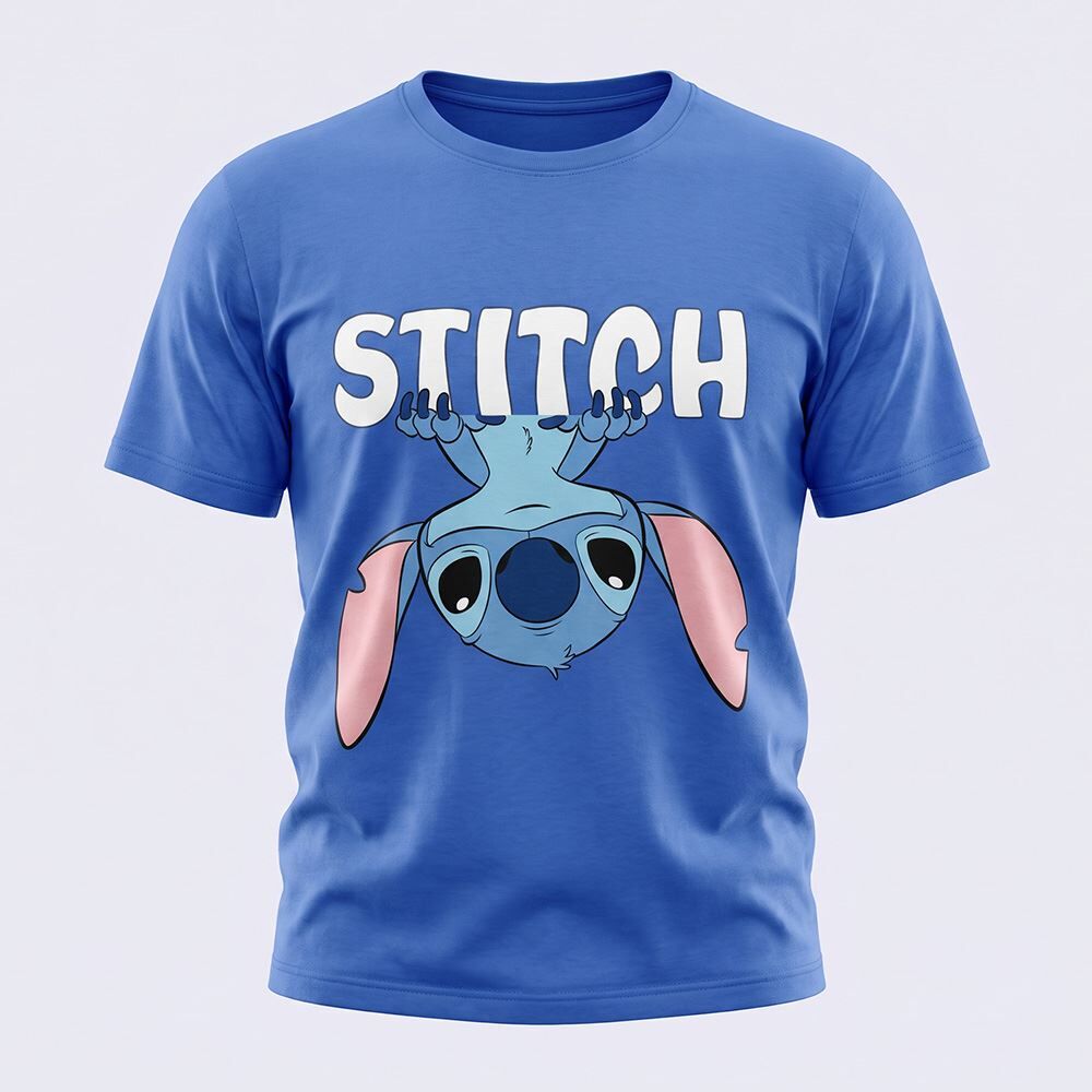 Camiseta Infantil Menino Stitch 4 a 10 Anos Disney