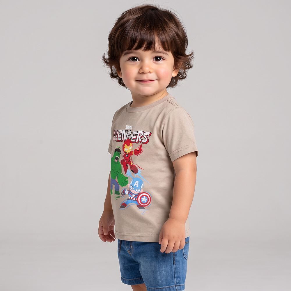 Camiseta Infantil Menino Vingadores 1 a 3 Anos