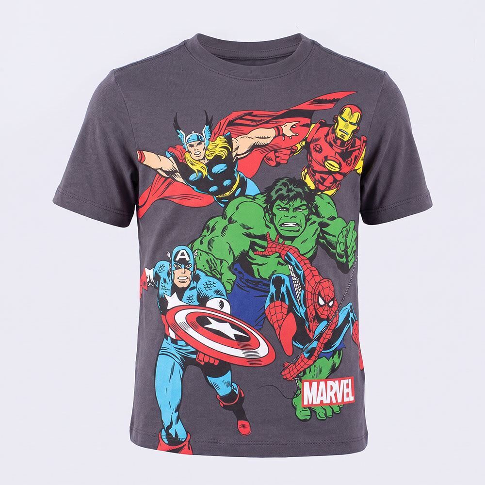 Camiseta Infantil Menino Vingadores 4 a 10 Anos Marvel