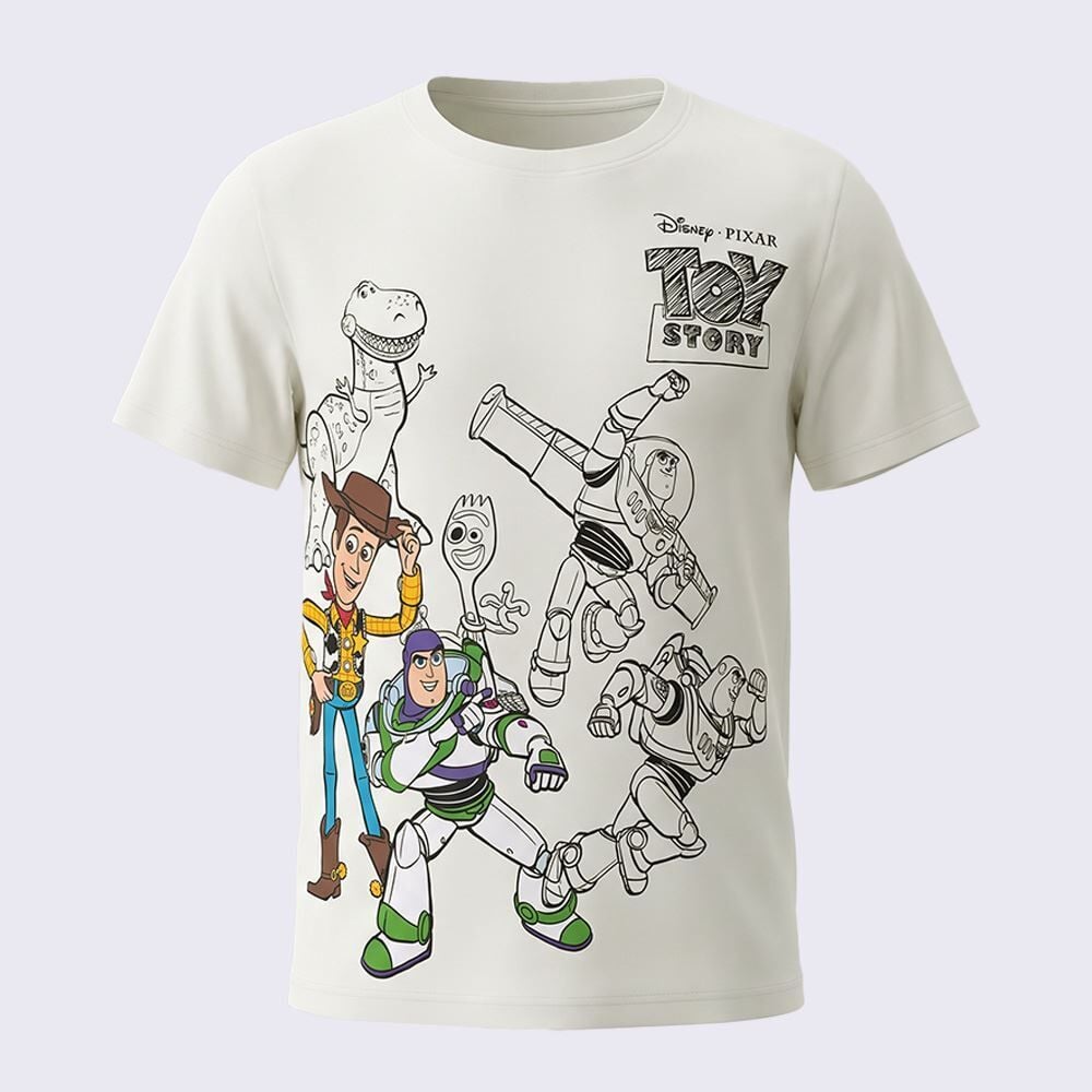 Camiseta Infantil Toy Story Menino 4 a 10 Anos Disney