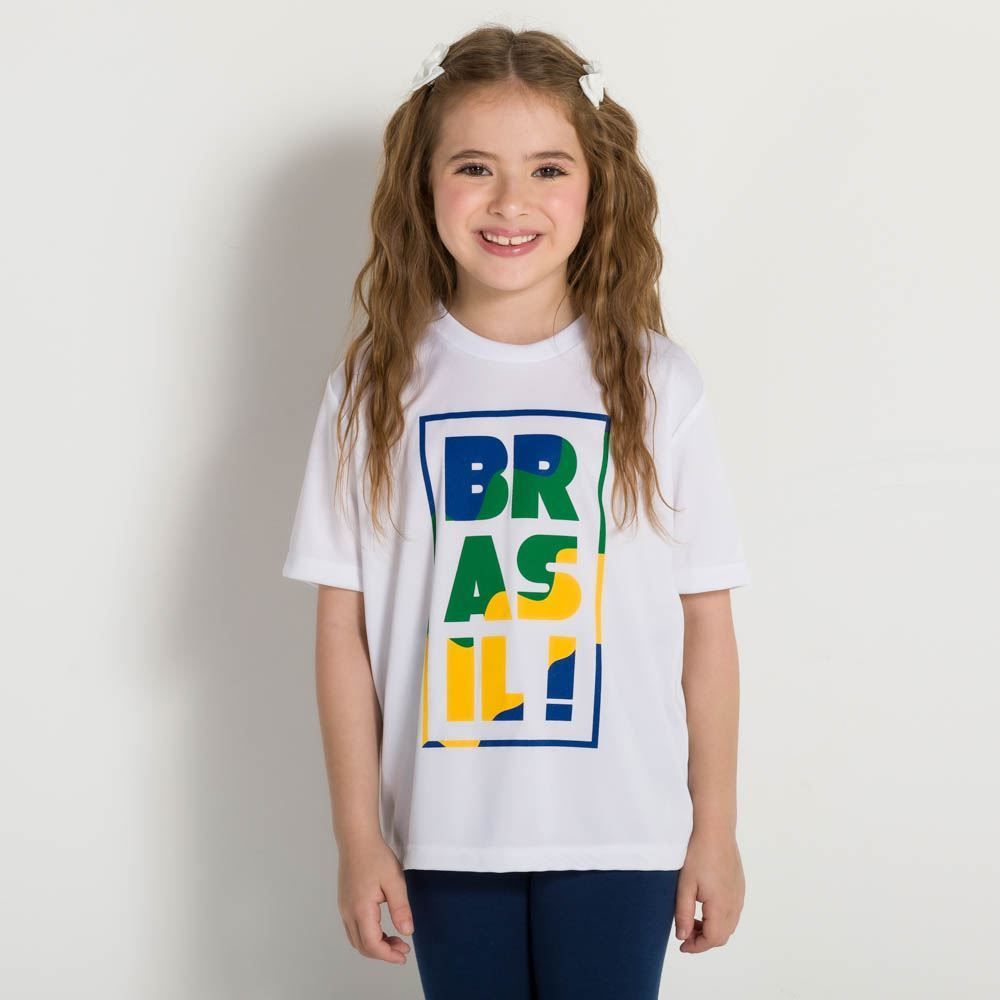 Camiseta Infantil Unissex Harpia Brasil Body Lab