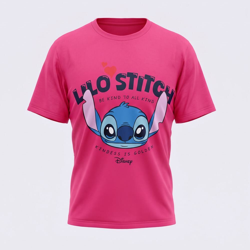 Camiseta Juvenil 12 a 16 Anos Stitch Disney