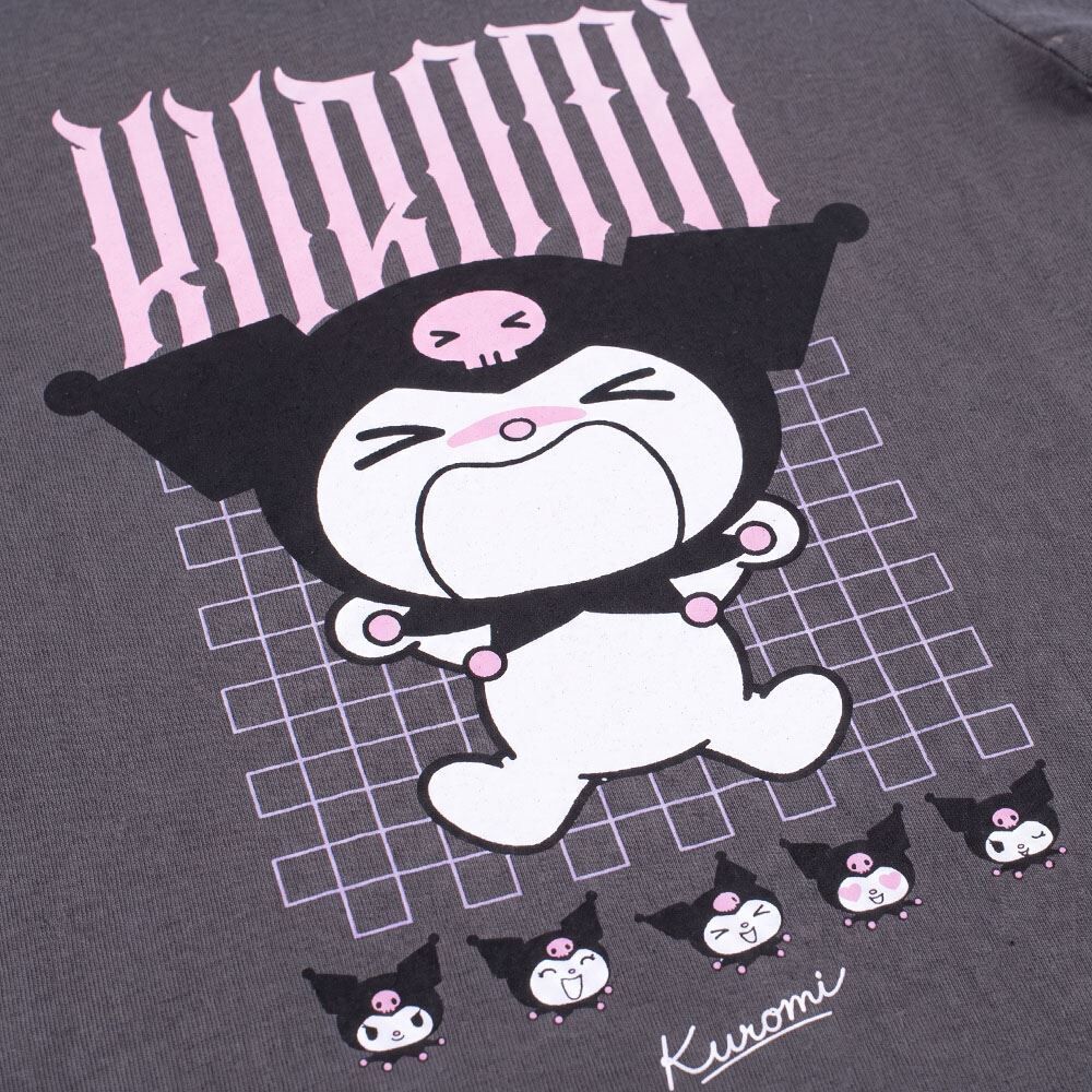 Camiseta Juvenil Menina Kuromi 12 a 16 Anos