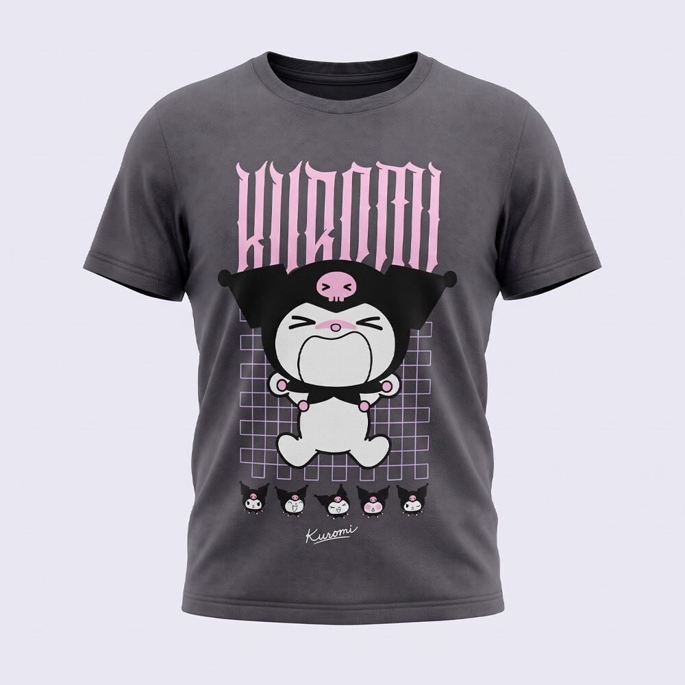 Camiseta Juvenil Menina Kuromi 12 a 16 Anos