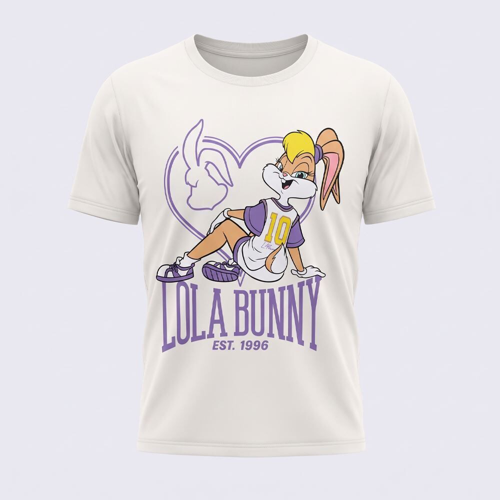 Camiseta Juvenil Menina Lola Bunny 12 a 16 Anos