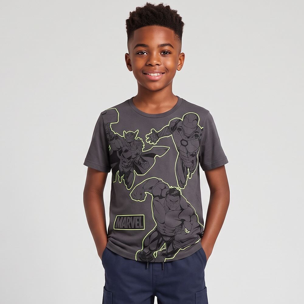 Camiseta Juvenil Menino Avengers 12 a 16 Anos