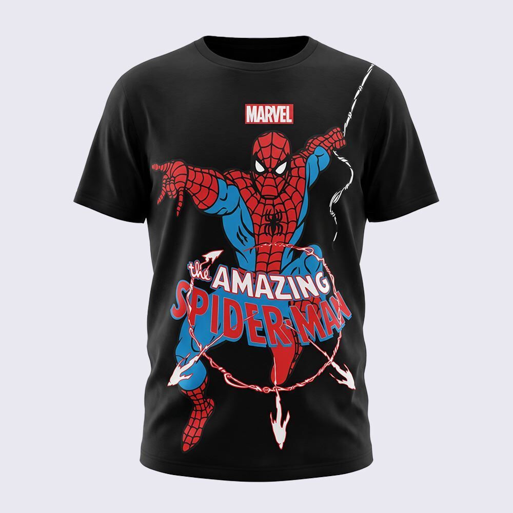 Camiseta Juvenil Menino Homem-Aranha 12 a 16 Anos