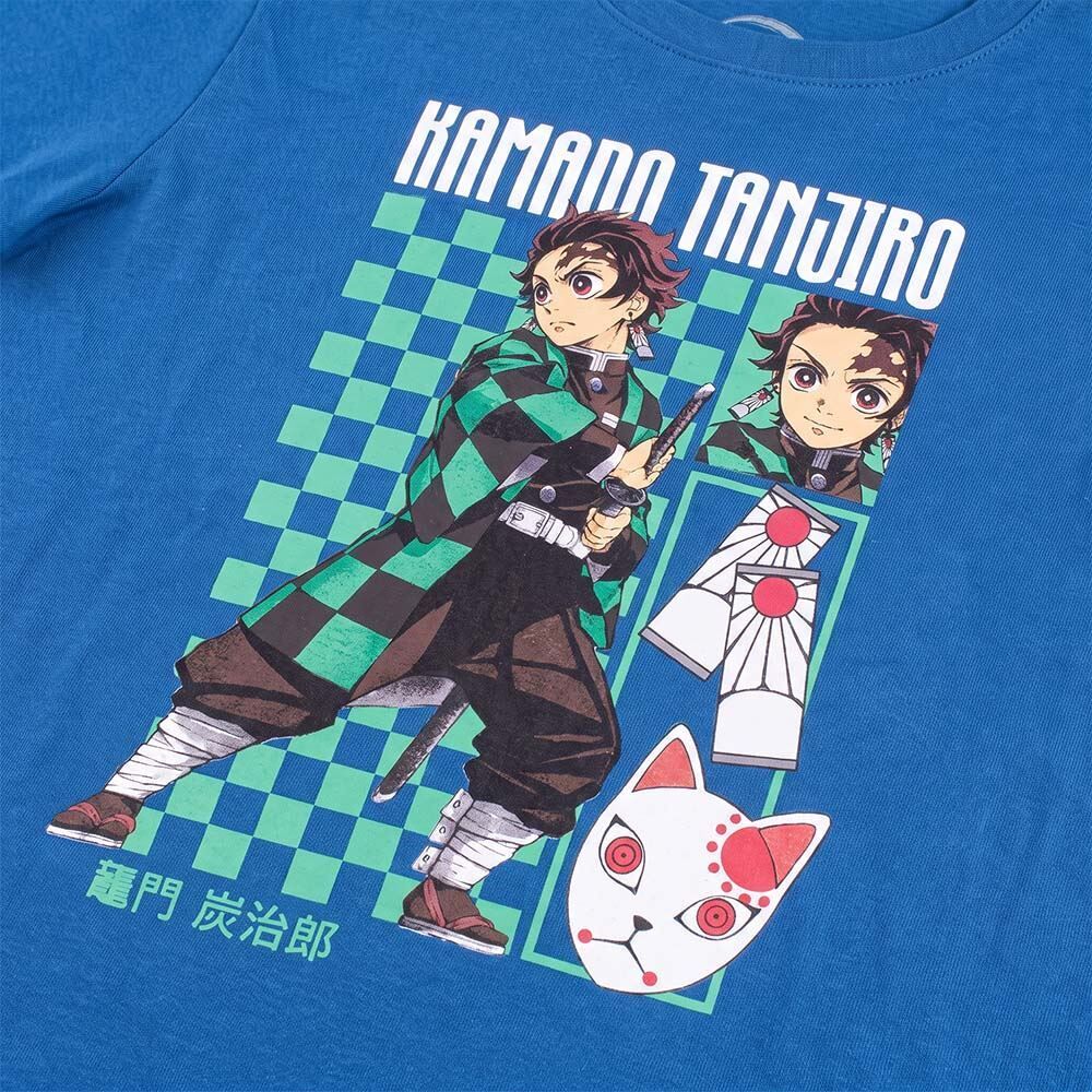 Camiseta Juvenil Menino Kamado Tanjiro 12 a 16 Anos