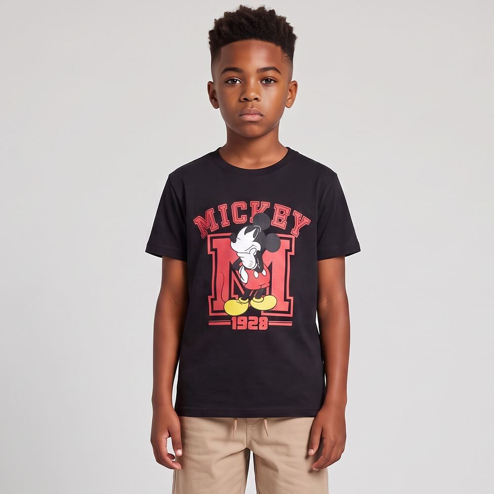 Camiseta Juvenil Menino Mickey 12 a 16 Anos Disney