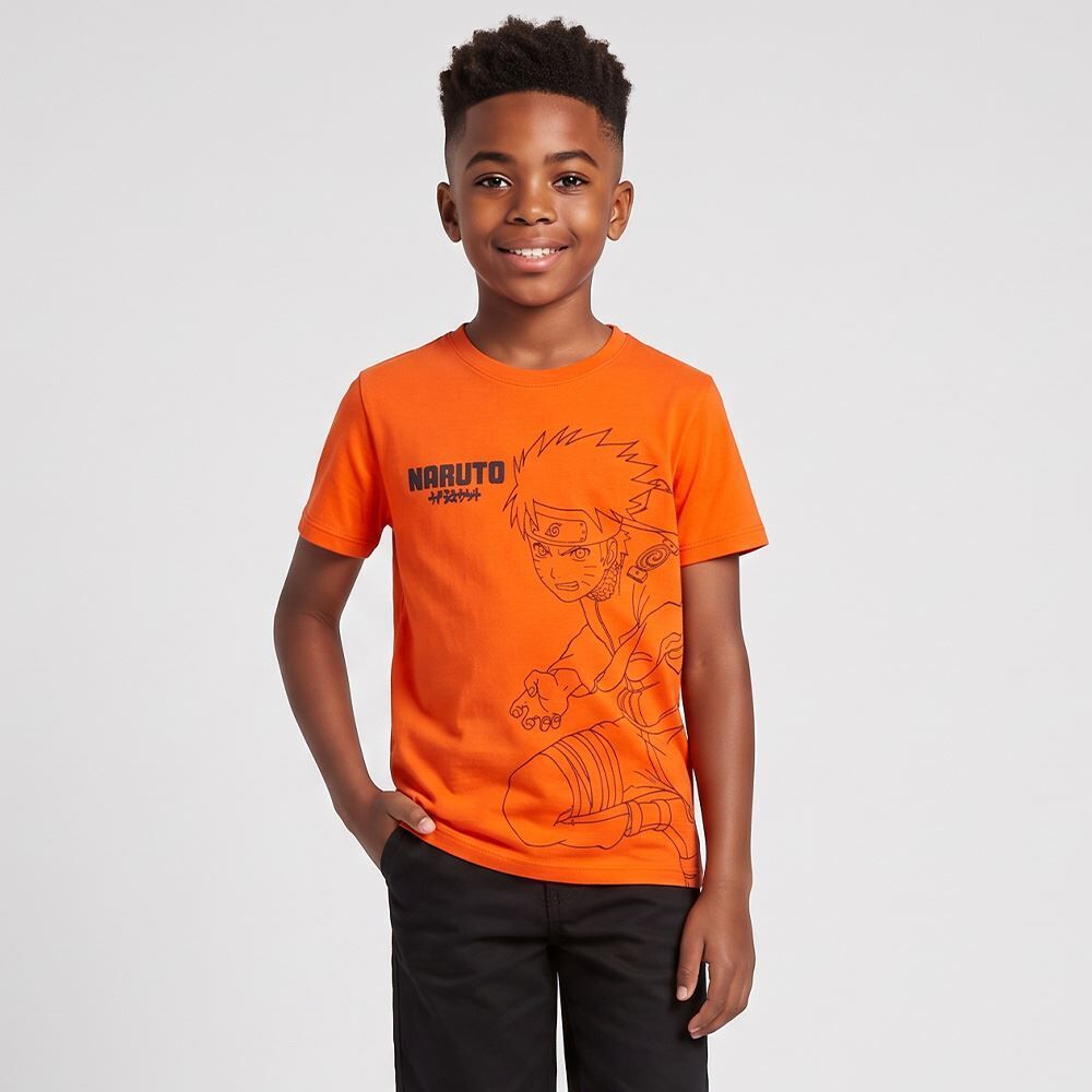 Camiseta Juvenil Menino Naruto 12 a 16 Anos