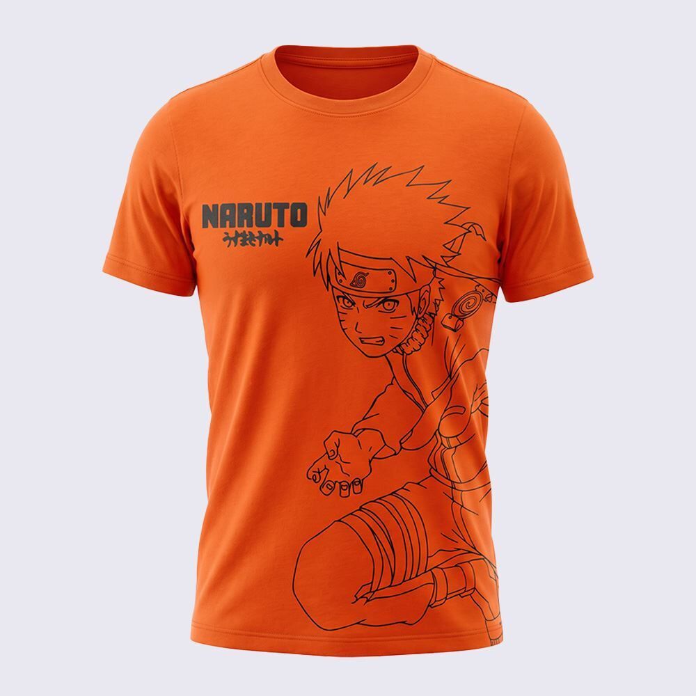 Camiseta Juvenil Menino Naruto 12 a 16 Anos