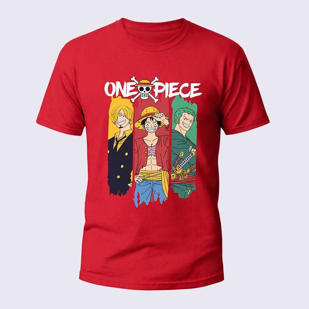 Camiseta Juvenil Menino One Piece 12 a 16 Anos
