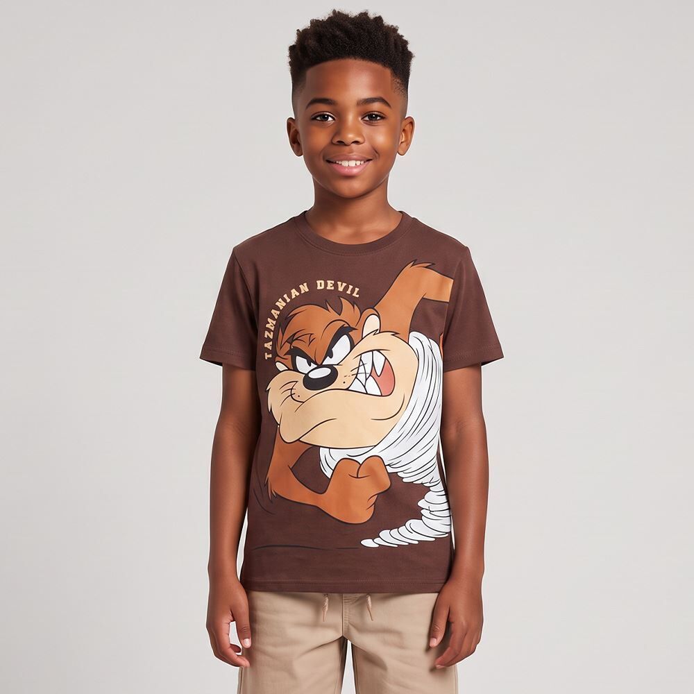 Camiseta Juvenil Menino Taz 12 a 16 Anos