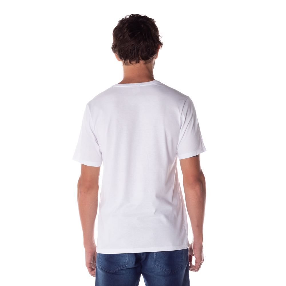 Camiseta M/Malha Avengers Símbolo Escrita Marvel
