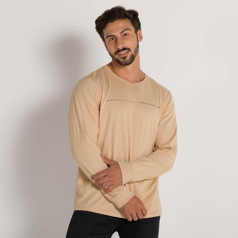 Camiseta Manga Longa Marc Alain