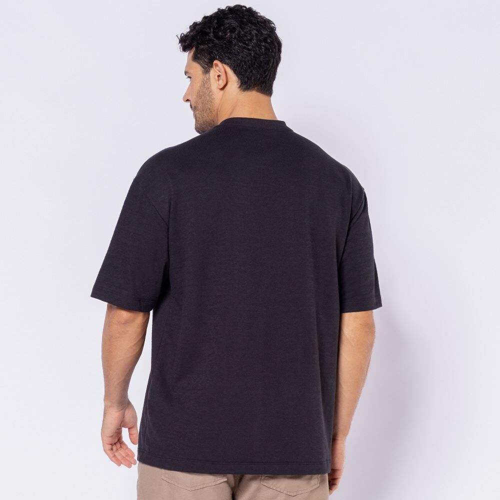 Camiseta Masculina Box Em Malha Crochê Thing