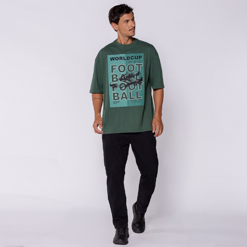 Camiseta Masculina Brazil World Cup Scream