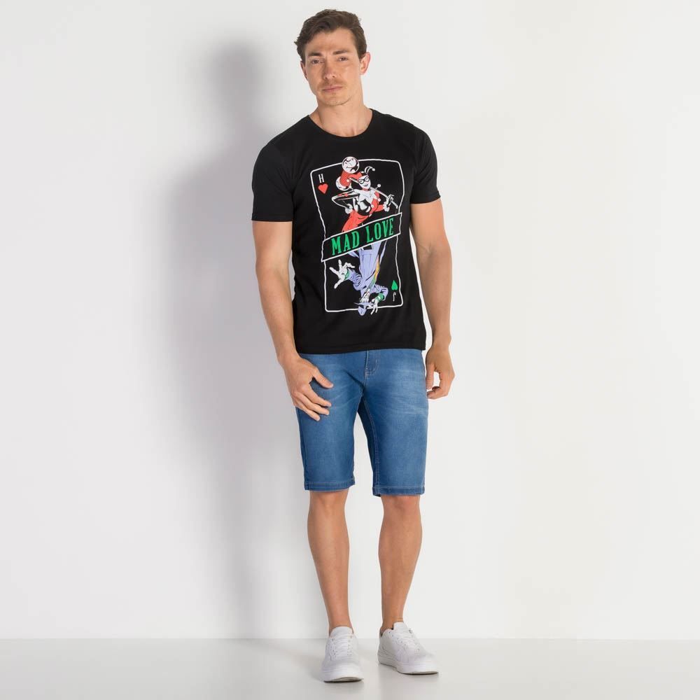 Camiseta Masculina Coringa Mad Love BandUP