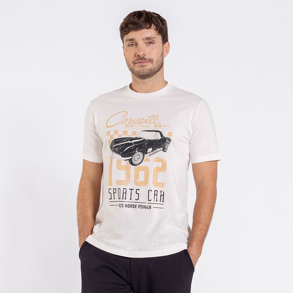 Camiseta Masculina Em Algodão Chevrolet