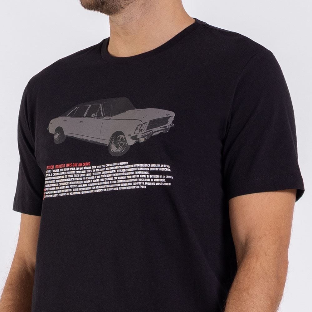 Camiseta Masculina Em Algodão Chevrolet