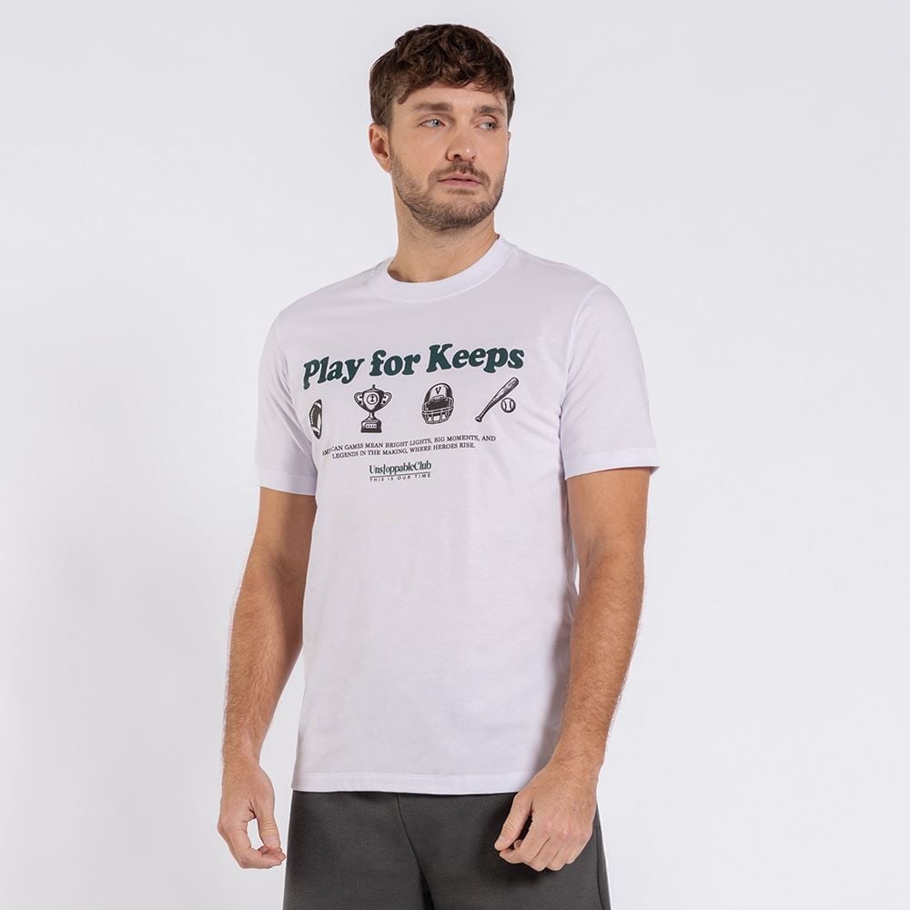 Camiseta Masculina Em Algodão Marc Alain