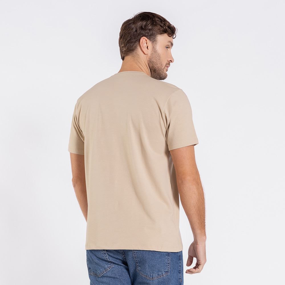 Camiseta Masculina Em Algodão Peruano Marc Alain
