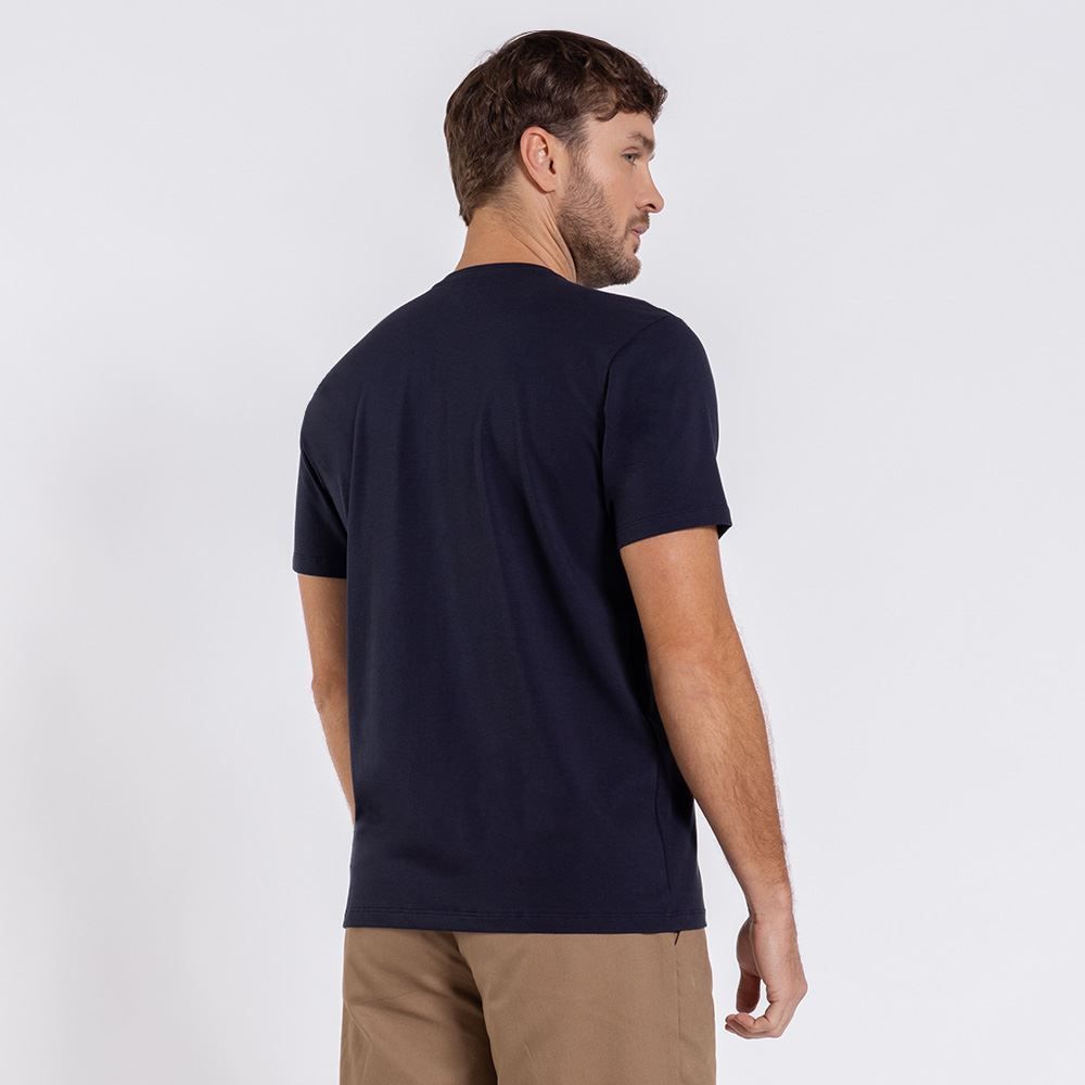 Camiseta Masculina Em Algodão Peruano Marc Alain