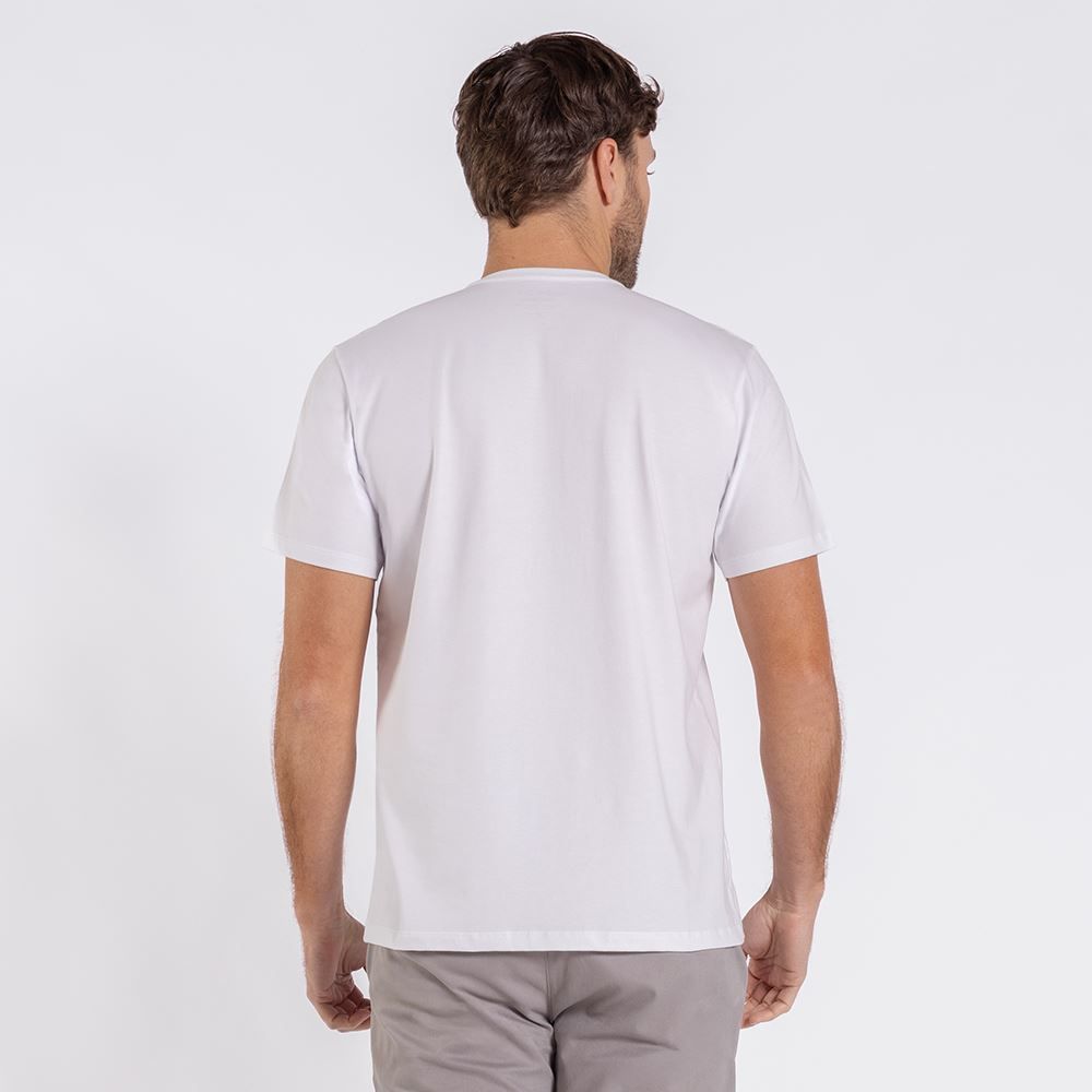 Camiseta Masculina Em Algodão Peruano Marc Alain