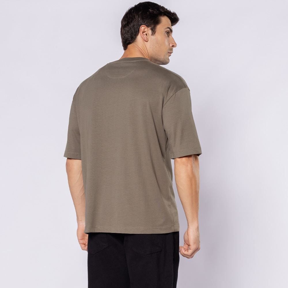 Camiseta Masculina Em Algodão Thing