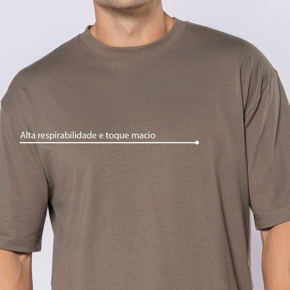 Camiseta Masculina Em Algodão Thing