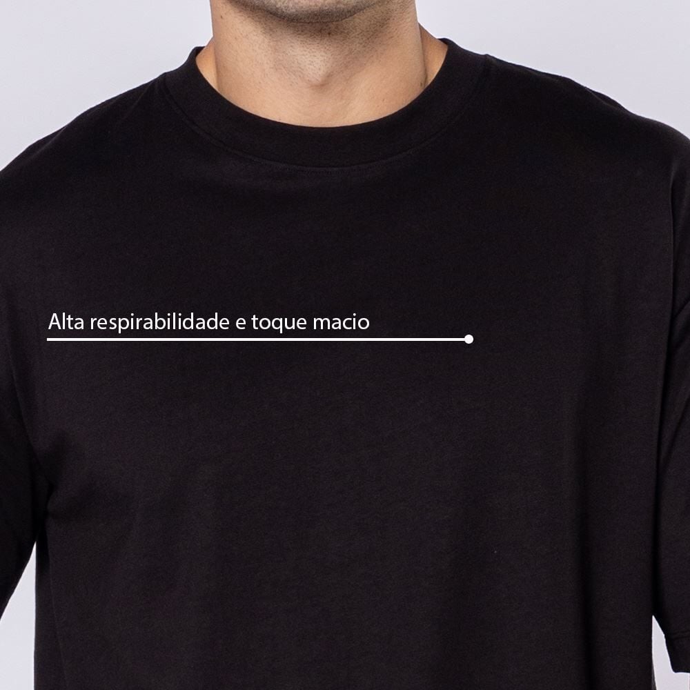 Camiseta Masculina Em Algodão Thing