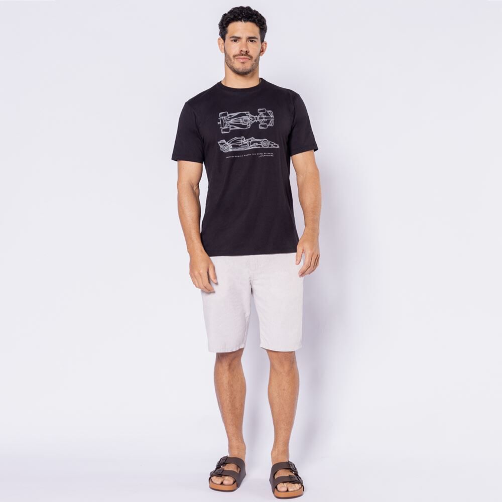 Camiseta Masculina Em Algodão Thing