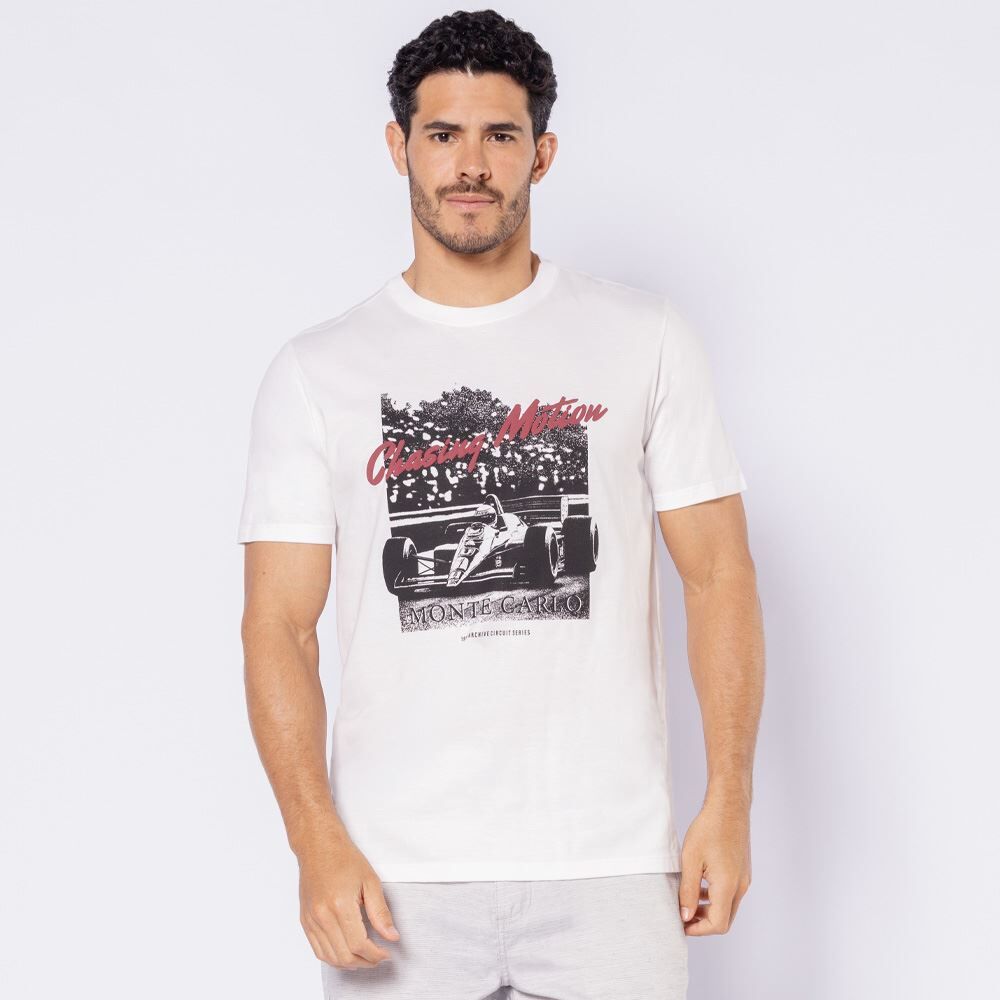 Camiseta Masculina Em Algodão Thing