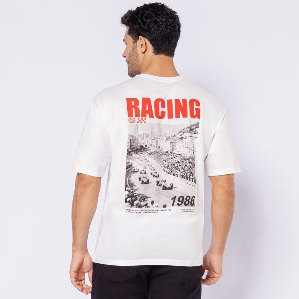Camiseta Masculina Em Algodão Vintage Thing