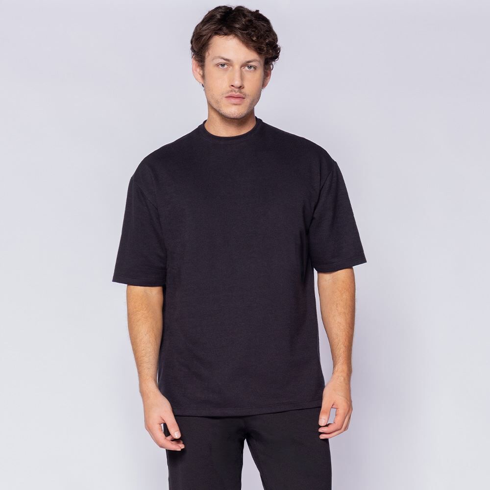Camiseta Masculina Em Malha Crochê Thing