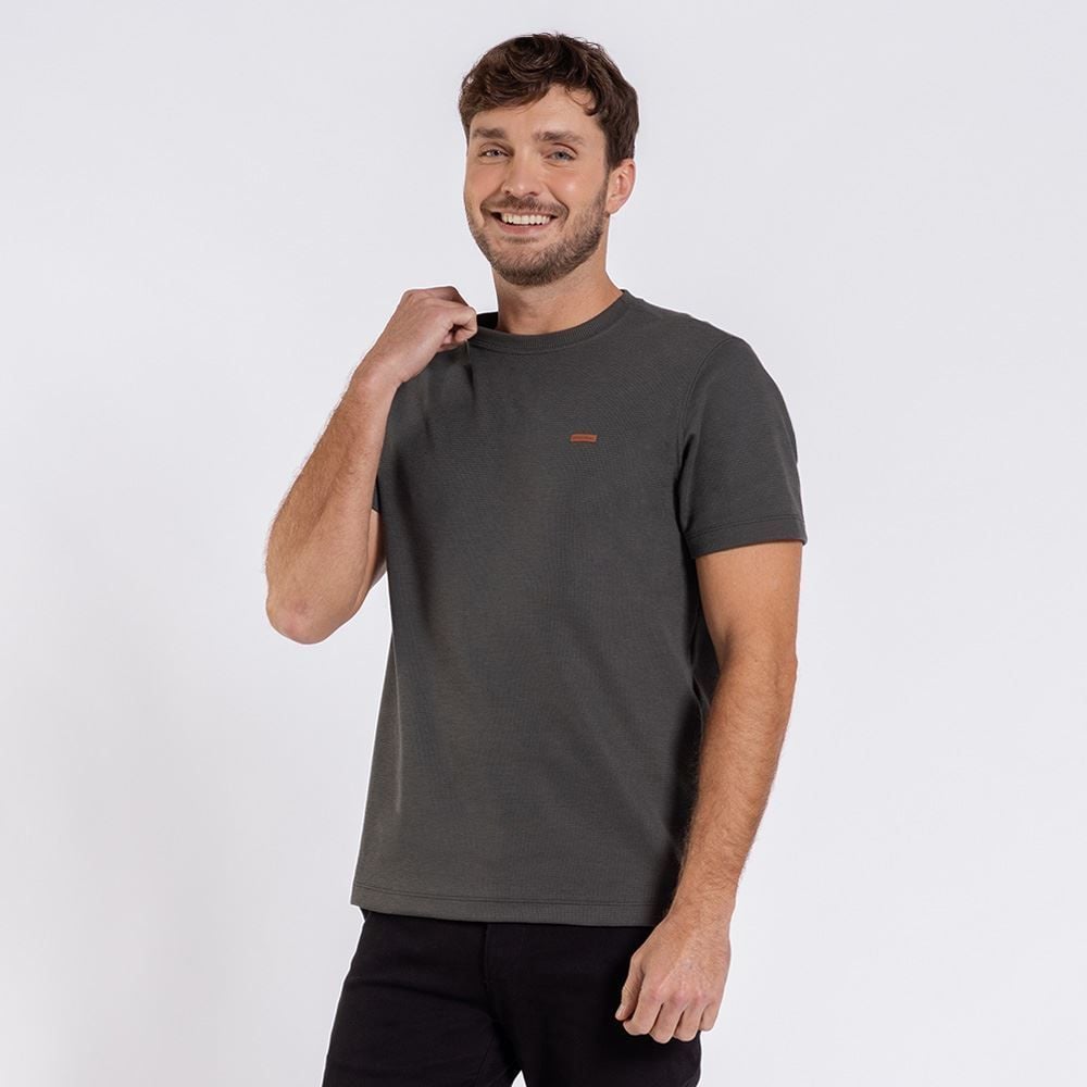Camiseta Masculina Em Malha Ponto Roma Marc Alain