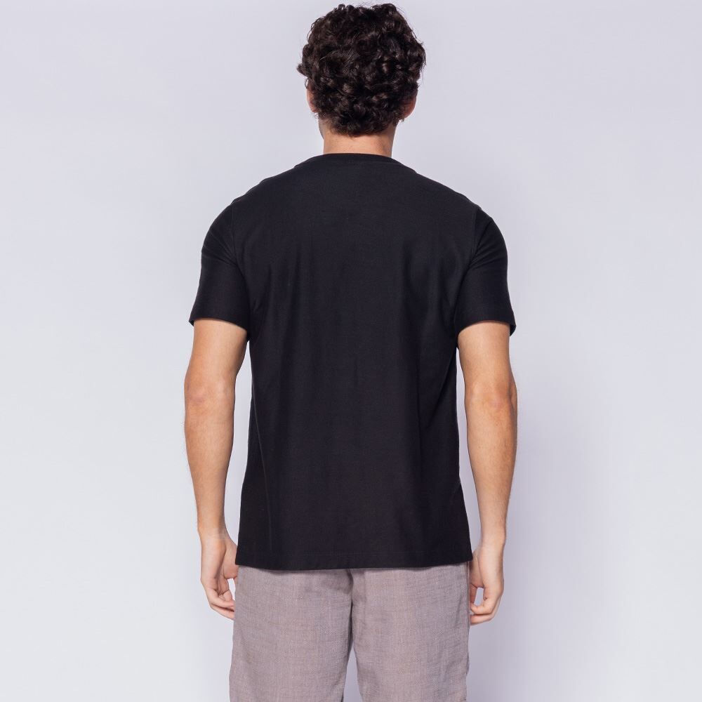 Camiseta Masculina Em Malha Sarja Marc Alain