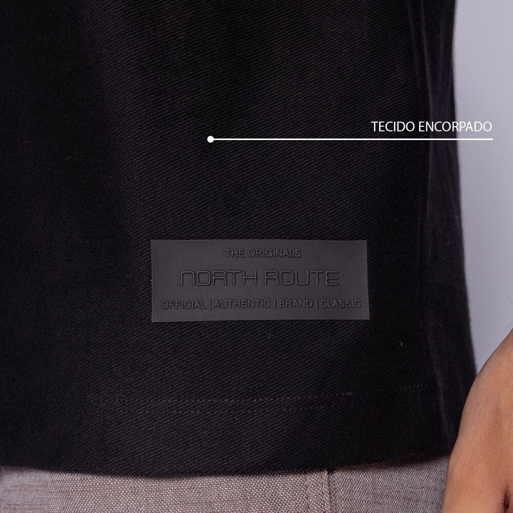 Camiseta Masculina Em Malha Sarja Marc Alain