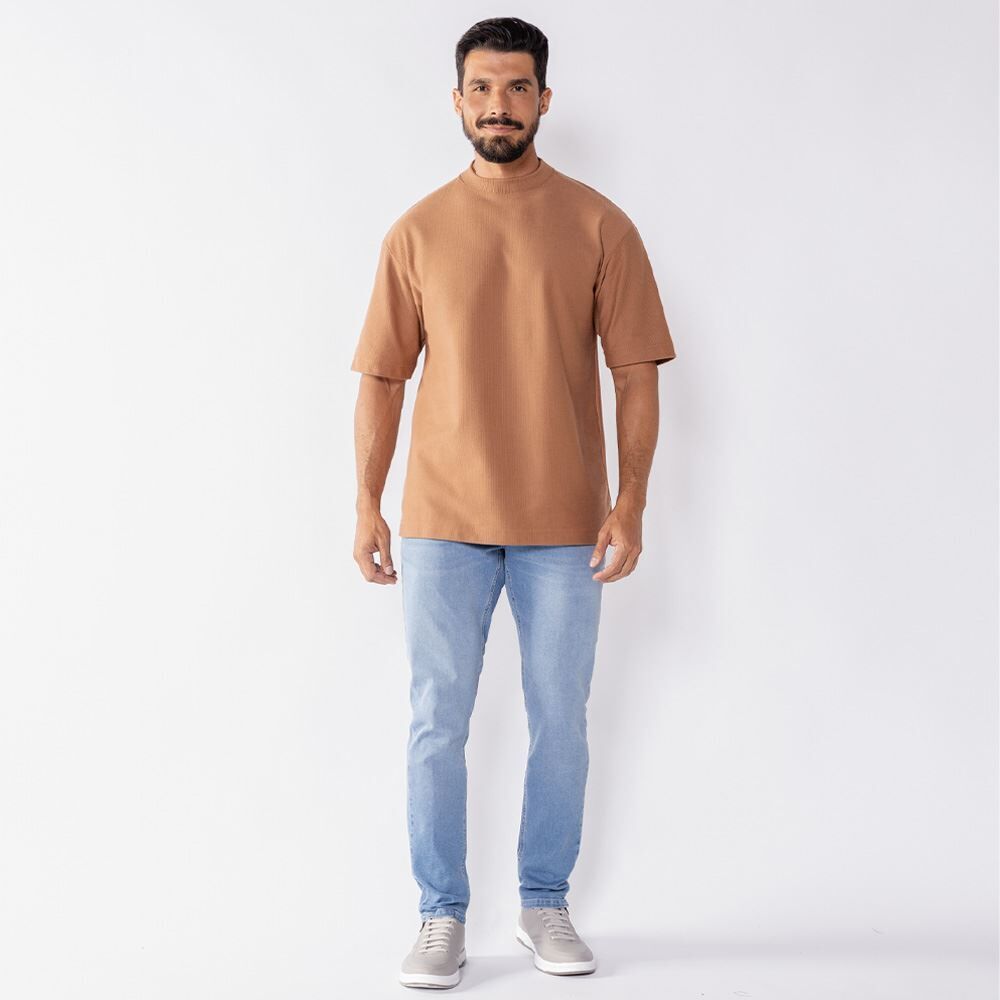 Camiseta Masculina Box Em Malha Versa Thing