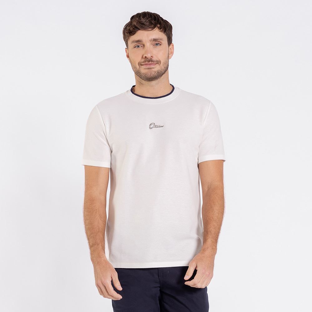 Camiseta Masculina Em Malha Vogue Marc Alain