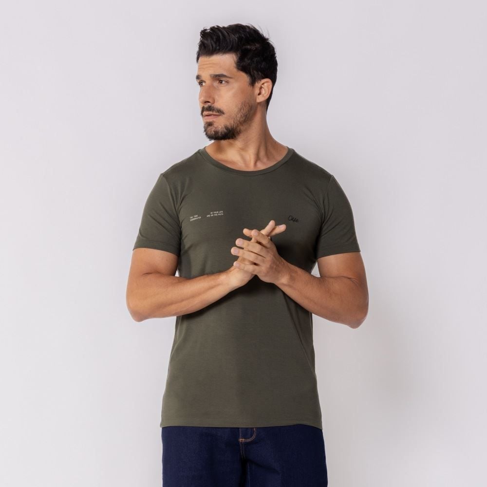 Camiseta Masculina Estampada Olho Fatal 
