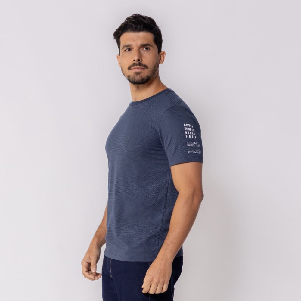 Camiseta Masculina Malha Dots Thing