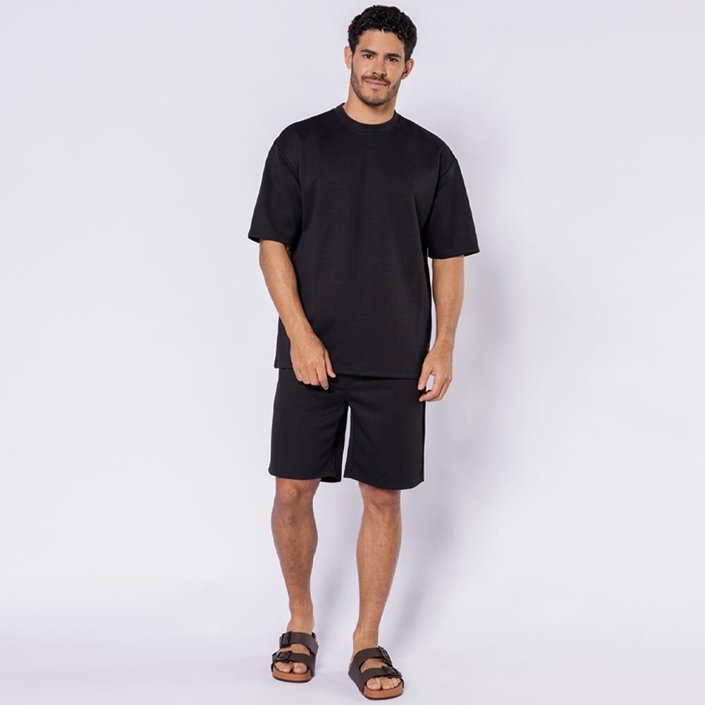 Camiseta Masculina Oversized Texturizada Thing