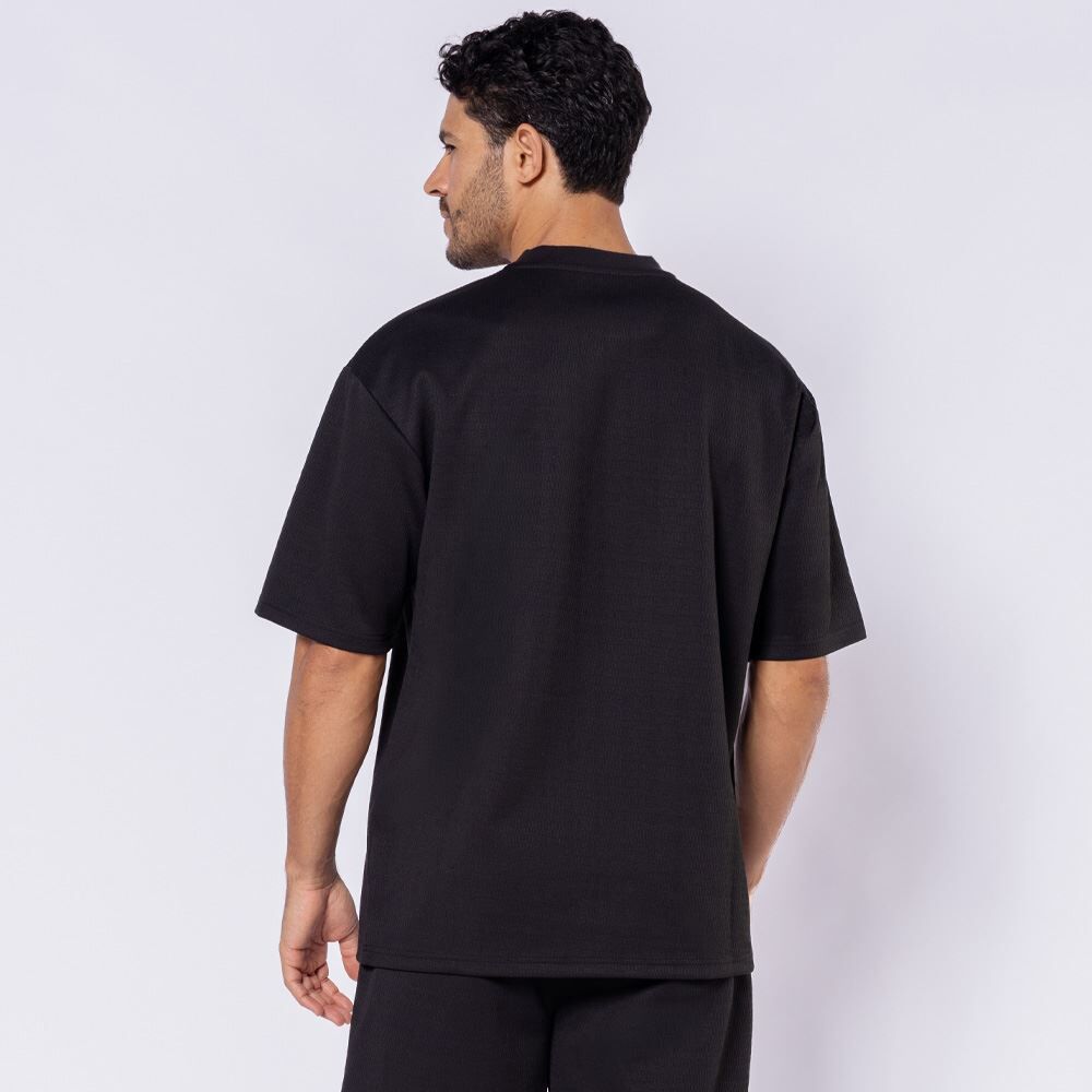 Camiseta Masculina Oversized Texturizada Thing