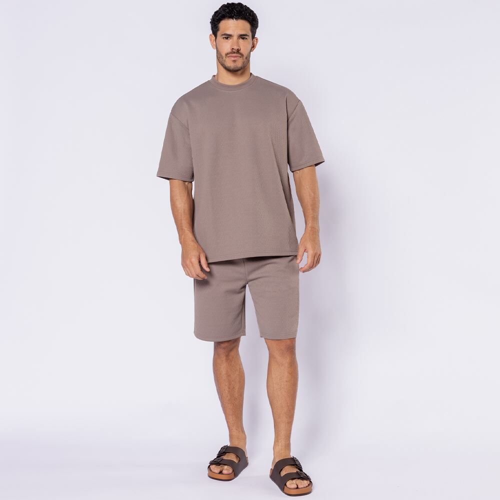 Camiseta Masculina Oversized Texturizada Thing