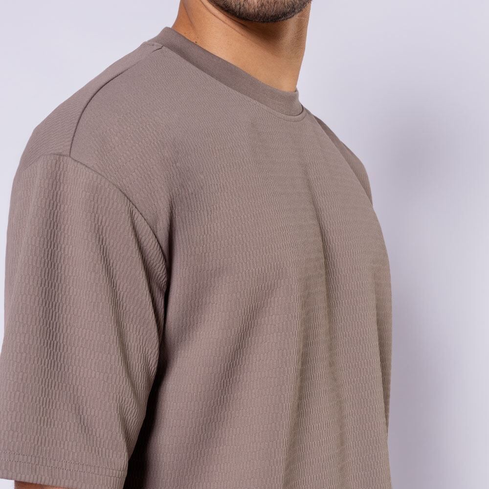 Camiseta Masculina Oversized Texturizada Thing