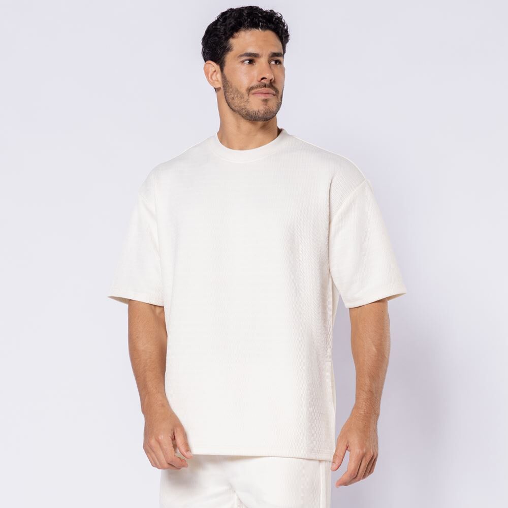 Camiseta Masculina Oversized Texturizada Thing