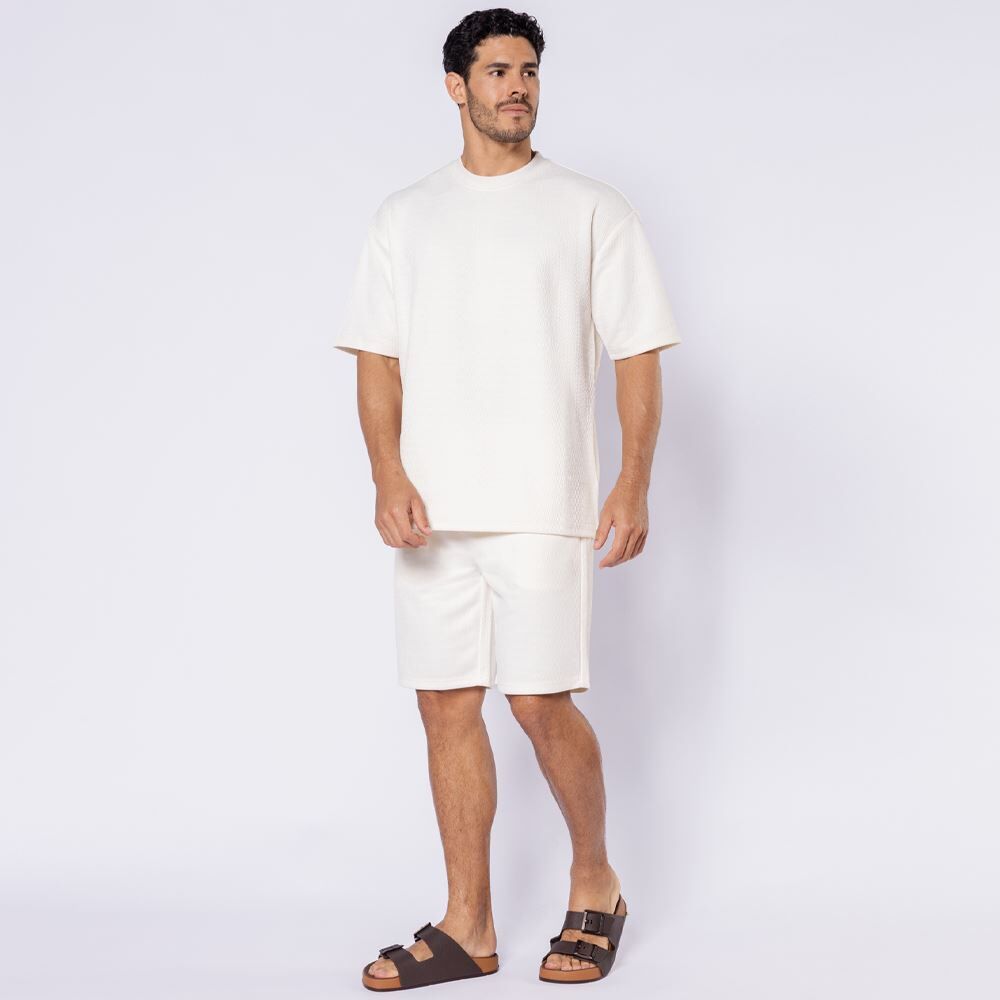Camiseta Masculina Oversized Texturizada Thing