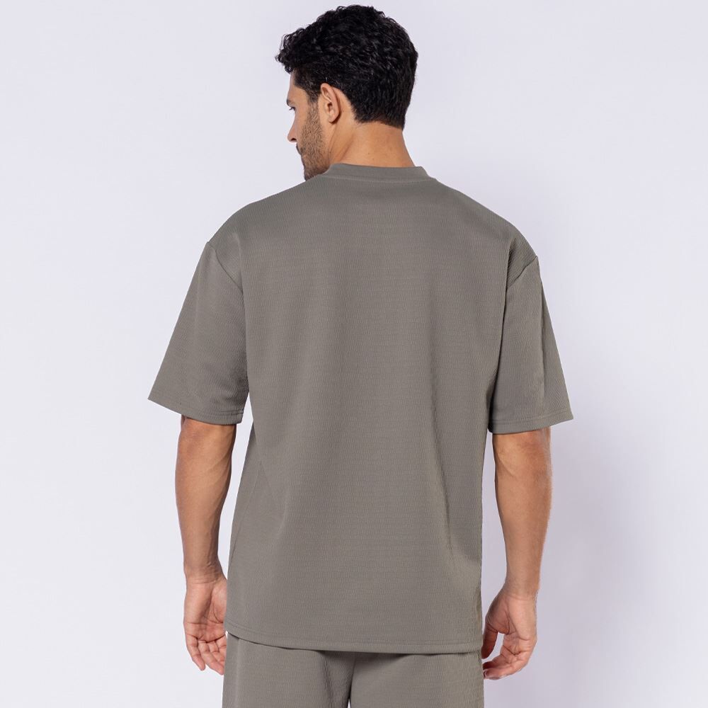 Camiseta Masculina Oversized Texturizada Thing